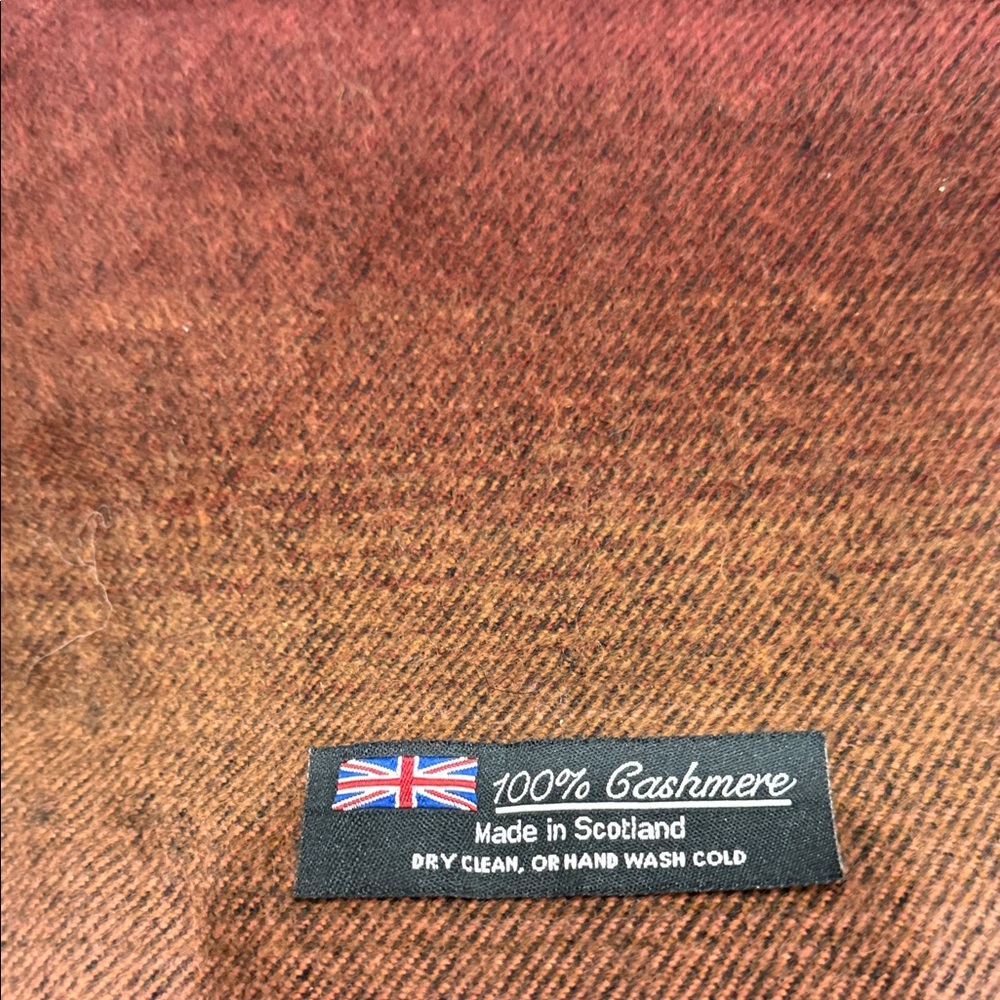 Cashmere Scarf in Rich Brown
